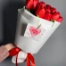 Букет из 15 красных тюльпанов Попинс