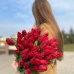 Букет из красных тюльпанов сорта Стронг