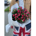 Букет 11 кустовых роз Фаер Воркс с упаковкой