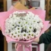Букет белоснежный ромашек из 101 цветочка 