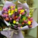 Букет из 101 разноцветного тюльпана