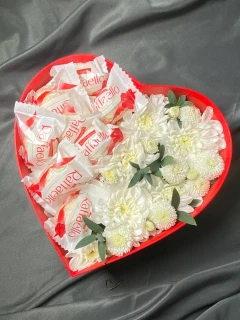 Цветочное сердце c Rafaello