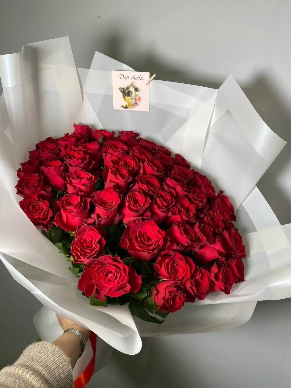 51 роза 60 см Голландия/Кения 