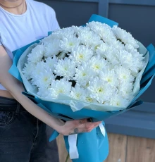 Букет из 7  хризантем Балтика 