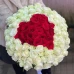Букет 121 роза "Сердце"