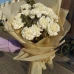 9 диантусов с эвкалиптом