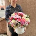 Коробка из цветов Пышный праздник