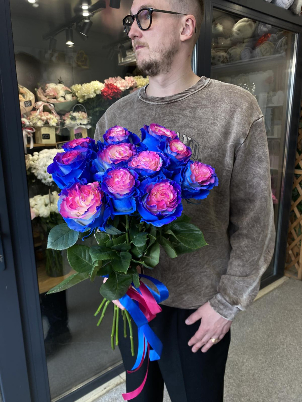 Букет из 11 роз «Фантазия»