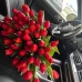 Букет из 51 красного тюльпана Стронг