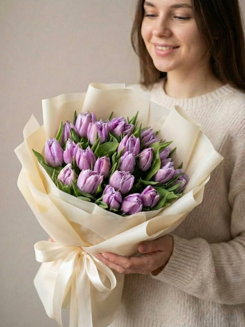 Букет из пионовидных "Катенька"