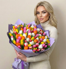 101 тюльпан "Микс Леди"