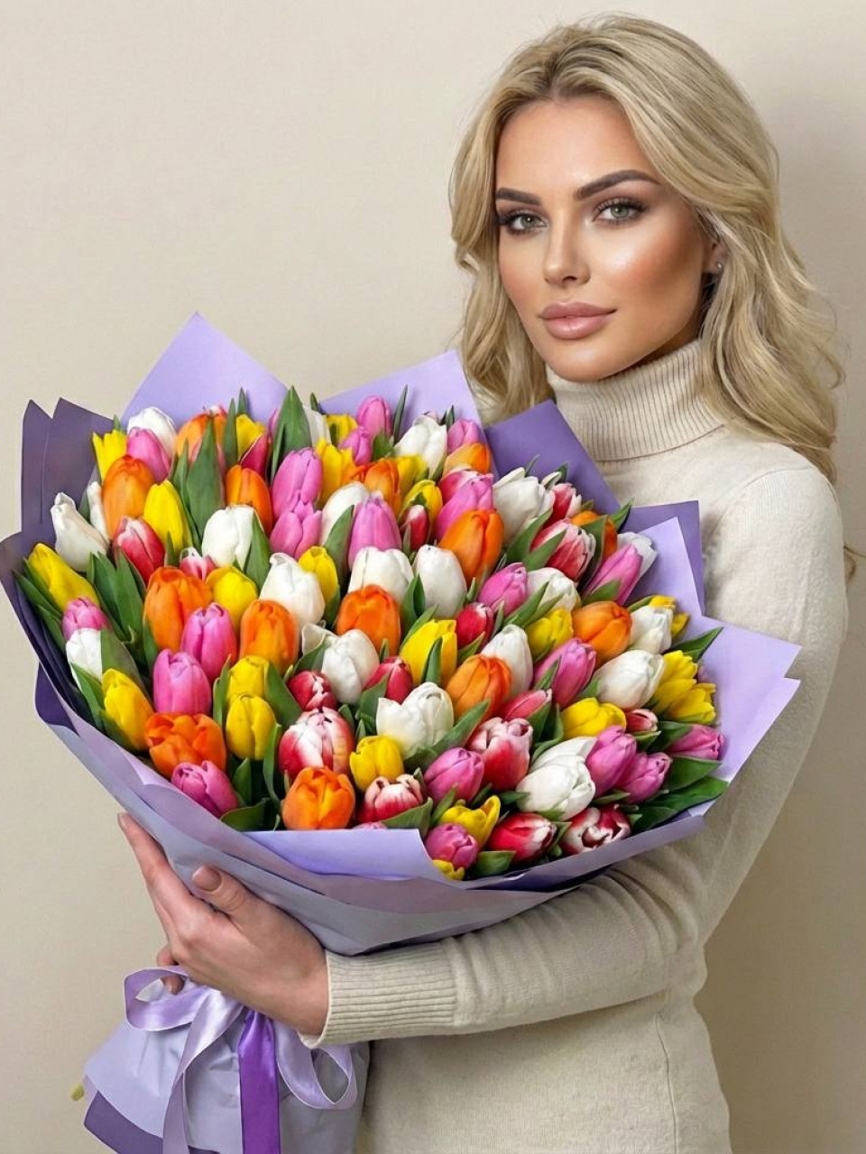 101 тюльпан "Микс Леди"