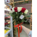 21 роза бело-красная Эквадор
