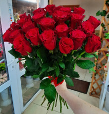 25 красных роз Голландия 