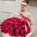 Корзинка 85 роз Родос 