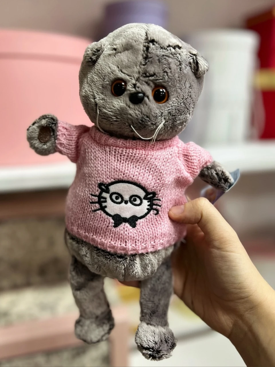 Котик Басик-Клариси  20 см