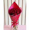 Букет 11 кенийских роз в упаковке 40 см