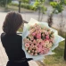 15 кустовых роз с упаковкой