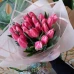 Букет из 27 розовых тюльпанов