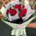 15 красных роз Родос с оформлением