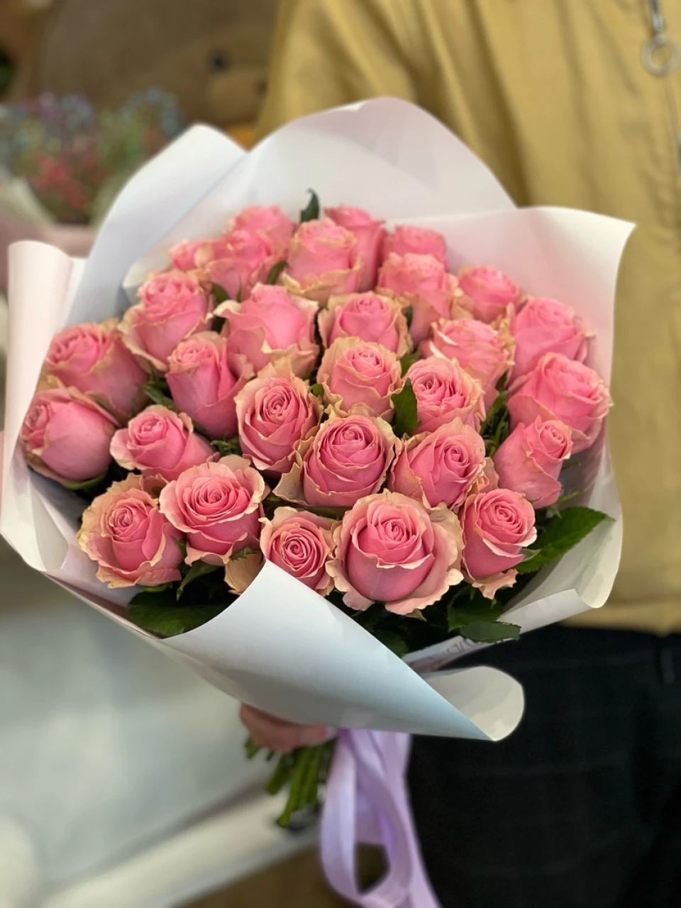 Роза Кения 40 см Микс