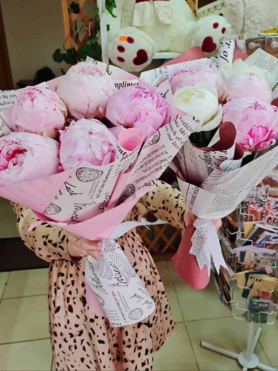 Пионы отличный подарок на любой повод 