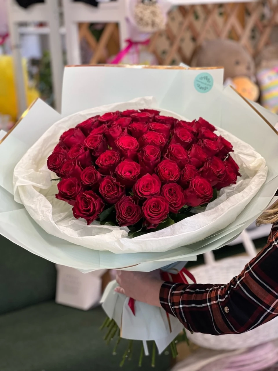 51 роза 60 см Голландия/Кения 