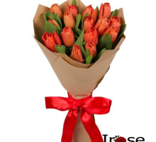 15 красных тюльпанов "Мерри"