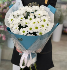 51 ромашка в упаковке "Элис"